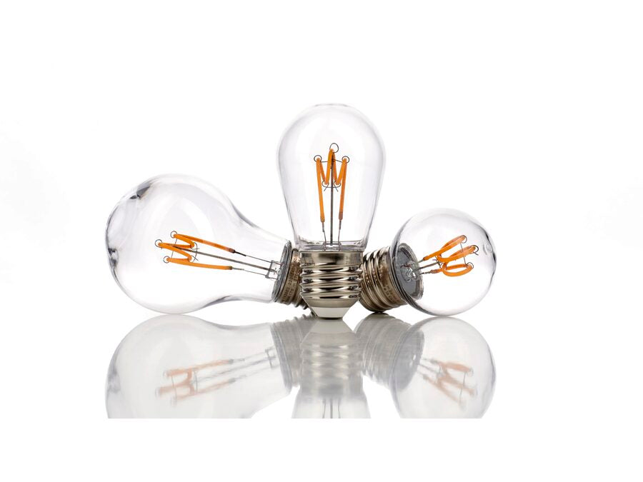 ST45 LED Filament Safe - 2W, E27 Klar slagfast, 2700K