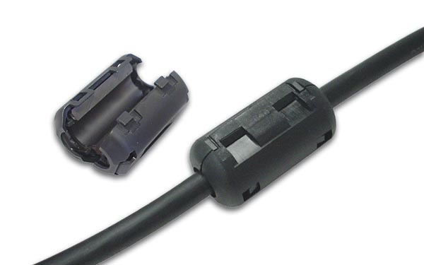 Ferrit klemme-støjfilter til Ø5mm kabel (13x25,5mm)