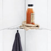 Dansani Match Shower Corner i blank rustfri stål