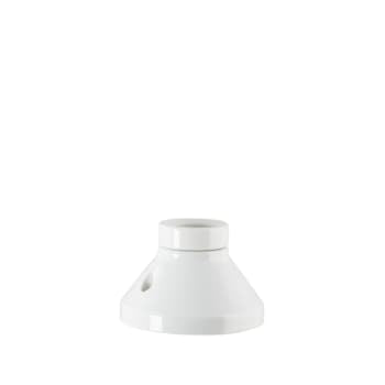 Loftfatning Fodlampe Ø100 mm, E27, hvid, IP20