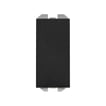 Simon 270 smal 1-polet afbryder 10A  mat sort