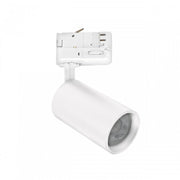 Dim to warm GU10 skinnespot inkl. 6W pære, hvid, 3-faset skinne med 230V input