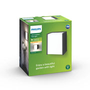 Macaw wall lantern black 1x3W SELV