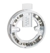 Sokkel for Intellia (EBI-12) adresserbar via detektornr.brik (incl) u/isolator. Kabelindføring bagfr
