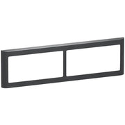 LK Fuga ramme SOFT 63 2x2m vandret - koksgrå