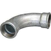 3/4" Galvaniseret bøjning 90° muffe/muffe