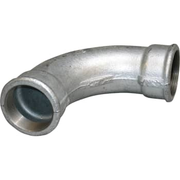 3/4" Galvaniseret bøjning 90° muffe/muffe