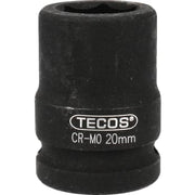 Tecos krafttop, 3/4", lang, 20 mm
