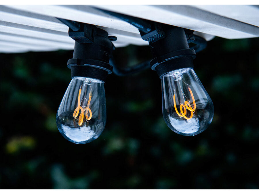 ST45 LED Filament Safe - 2W, E27 Klar slagfast, 2700K