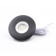 LEDlife Cabi68 møbelspot - Sort 2,5W LED med Ø6,8 cm mål og RA91 - Erstatter 25W - Input 12V - 250lm