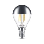 Philips LED Filament Topforspejlet CM P45 35W 827 E14 Klar SRT4