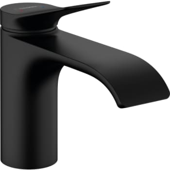 Hansgrohe Vivenis håndvaskarmatur 133mm med løft-op BV mat, sort