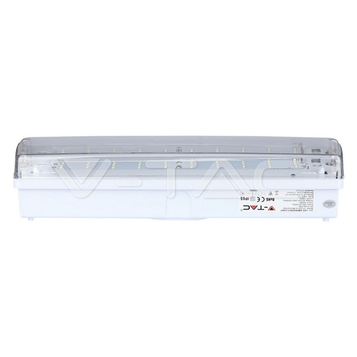 4W LED nødbelysning, 6000K