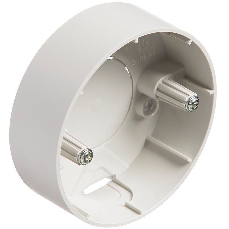 Underlag for Ø83mm. Lampeudtag Lysegrå (Ny model)