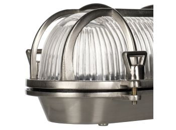 Skotlampe - AHOI, E27, Alu. nikkel (til indendørs brug)