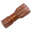 Helisol. ABIKO spademuffe KA1505FLSF5-PB 0,5-1,5mm2 4,8x0,5 Rød