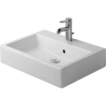Vero vask 60 cm med hanehul og wondergliss