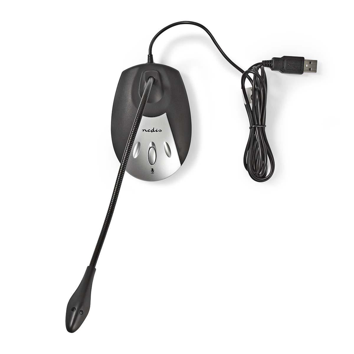 PC bordmikrofon m. USB tilslutning