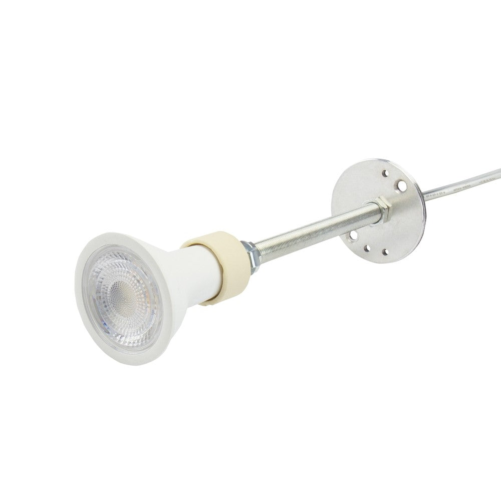 MADARA MINI II GU10 pendellampe til 3-faset skinne 230V IP20 Ø55 x 200mm HVID - 230V