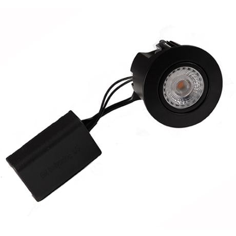 DIOSPOT OPTI rund sort + Diolux R5d 940 500lm 60°
