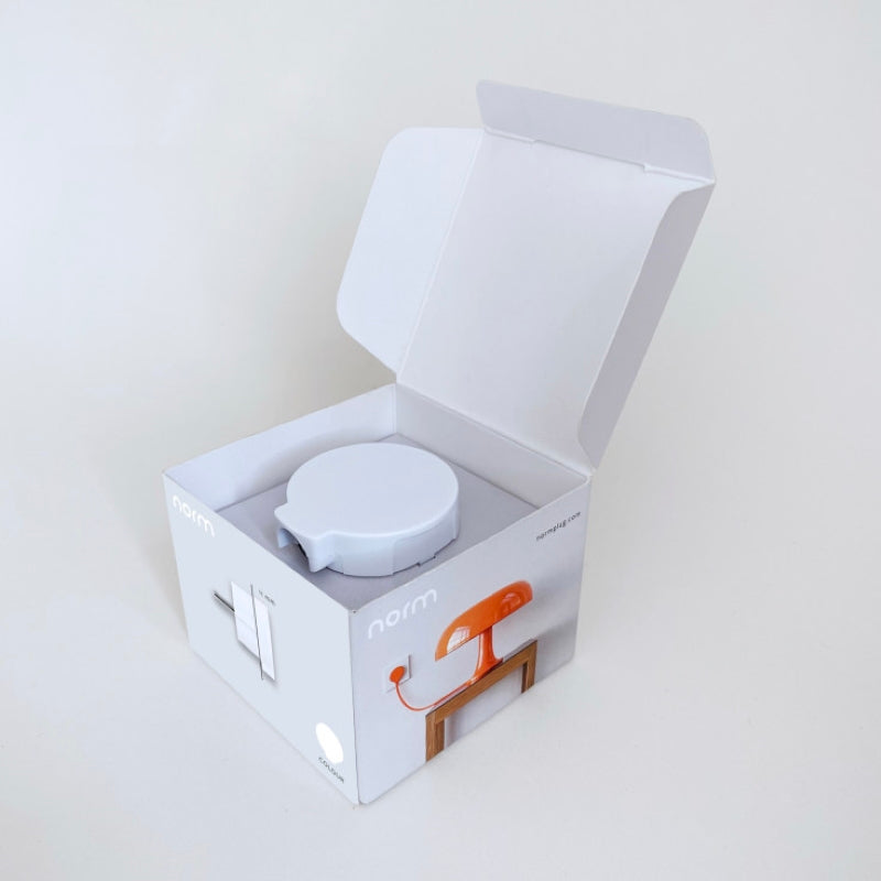 NORM flad stikprop, hvid - Schuko