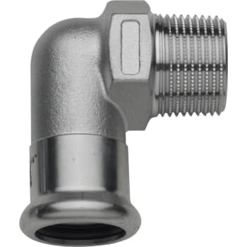 22 x 3/4" TURBO Inox bøjning nippel