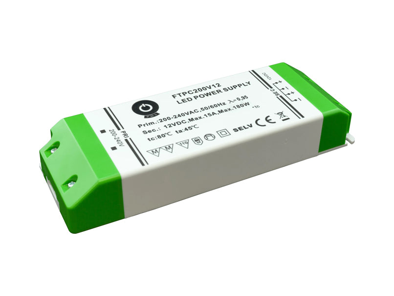 LED strømforsyning - 12Vdc 15A 180W