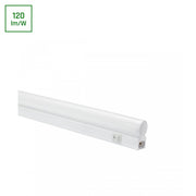 Skabskontakt T5 14W - 1200mm, Varm Hvid, 230V, 120°, IP20, Hvid, Til/Fra - Effekt: 14W, Input: 230V, 1400lm, RA80