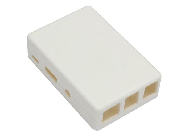Raspberry Pi 3 kabinet - Hvid (til Pi 3 model B/B+ og 2B)
