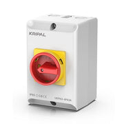Kripal forsyningsadsk. 25A  AC23 3P+N Grå/Rød