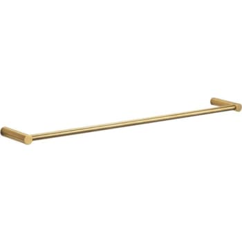 Håndklædestang enkelt 60 X 8,5 cm børstet messing