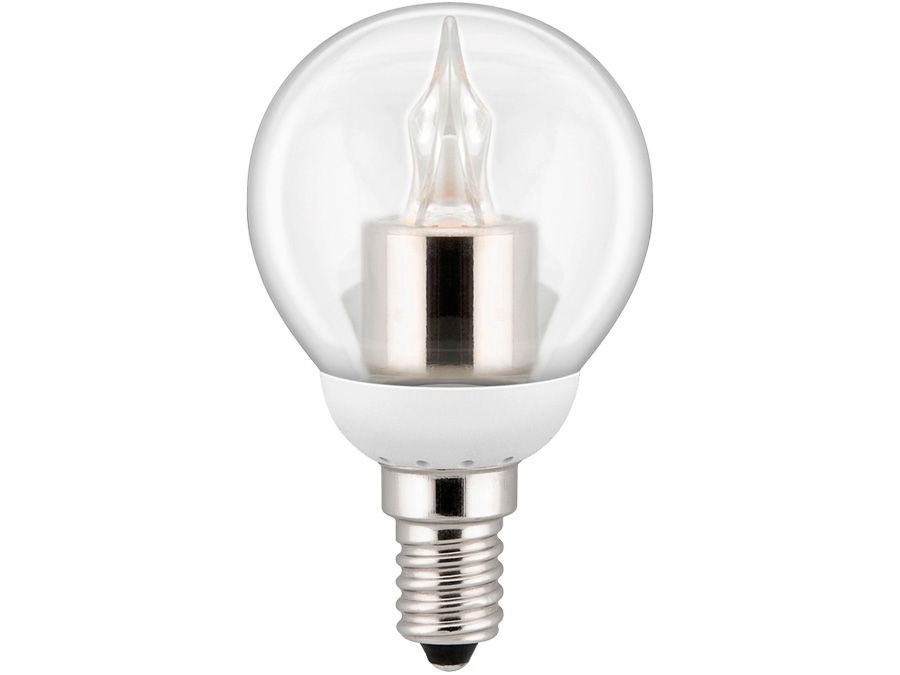 Krystal LED kronepære - 230V / 3,5W E14 sokkel, Dæmpbar