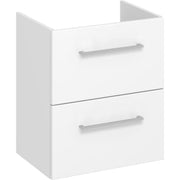 Dansani Mido Vaskeskab 2 skuffer og greb 58x50x35 cm hvid mat