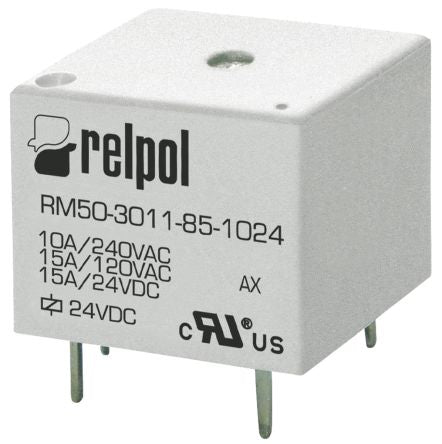 Miniature relæ - 3VDC 10A, 1 x skifte (SPDT), 5-ben 2mm