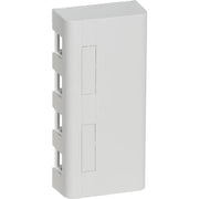 Actassi Montageboks 2,5M softline F/4xRJ45 lysegrå