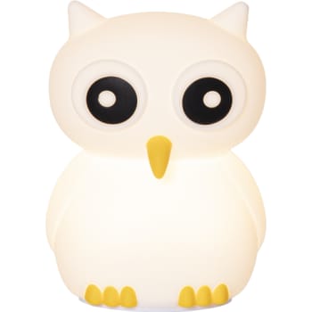 Star Trading ugle LED børnelampe USB, hvid
