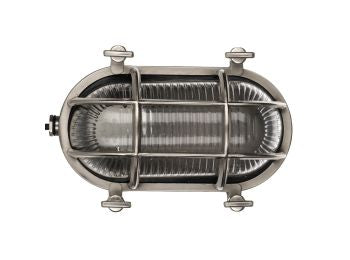 Skotlampe - AHOI, E27, Alu. nikkel (til indendørs brug)