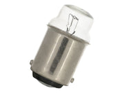 Dværglampe - 220V / 23mA / 5W, Ba15d sokkel (Ø14x30mm)