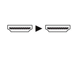 HighSpeed HDMI kabel - HDMI han til 90° HDMI han m.E (1,8m)