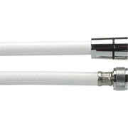 Bruseslange, hvid, glat, 1/2" x 1500 mm