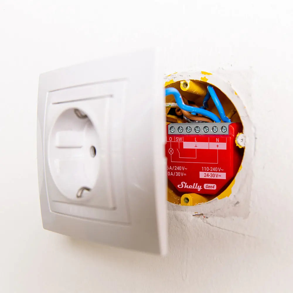 SHELLY 1PM GEN4, WIFI & ZIGBEE RELÆ