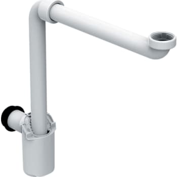 GEBERIT pungvandlås 32mmx1 1/4 vandr t/hv m/afg.rør PP  white