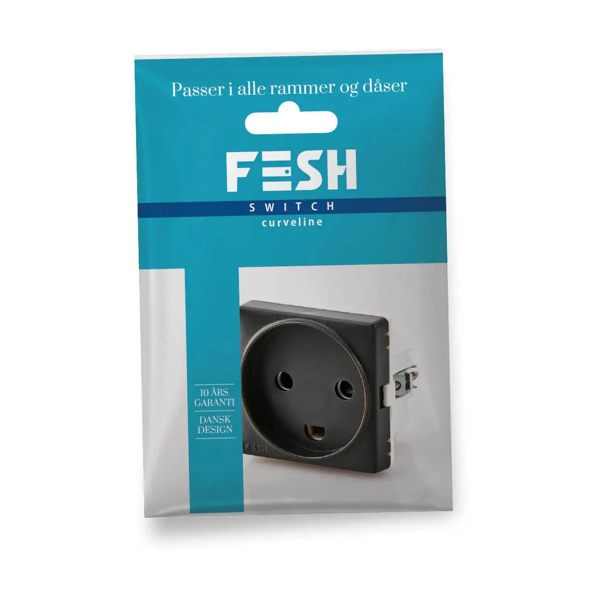 FESH SWITCH Curveline Stikudtag 1,0 m/j - Koksgrå