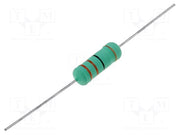 Trådviklet modstand - 5W / 0,1ohm, Ø8x15mm (±5%)