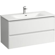 LAUFEN PALACE møbelpakke m. 2 skuffer 100 cm, mathvid