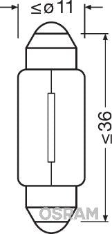 Osram original universal bil pære