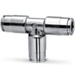 Dual seal push in fitting-equal tube  tee-8mm tube 8540 8  SUPER-RAPID FITTING