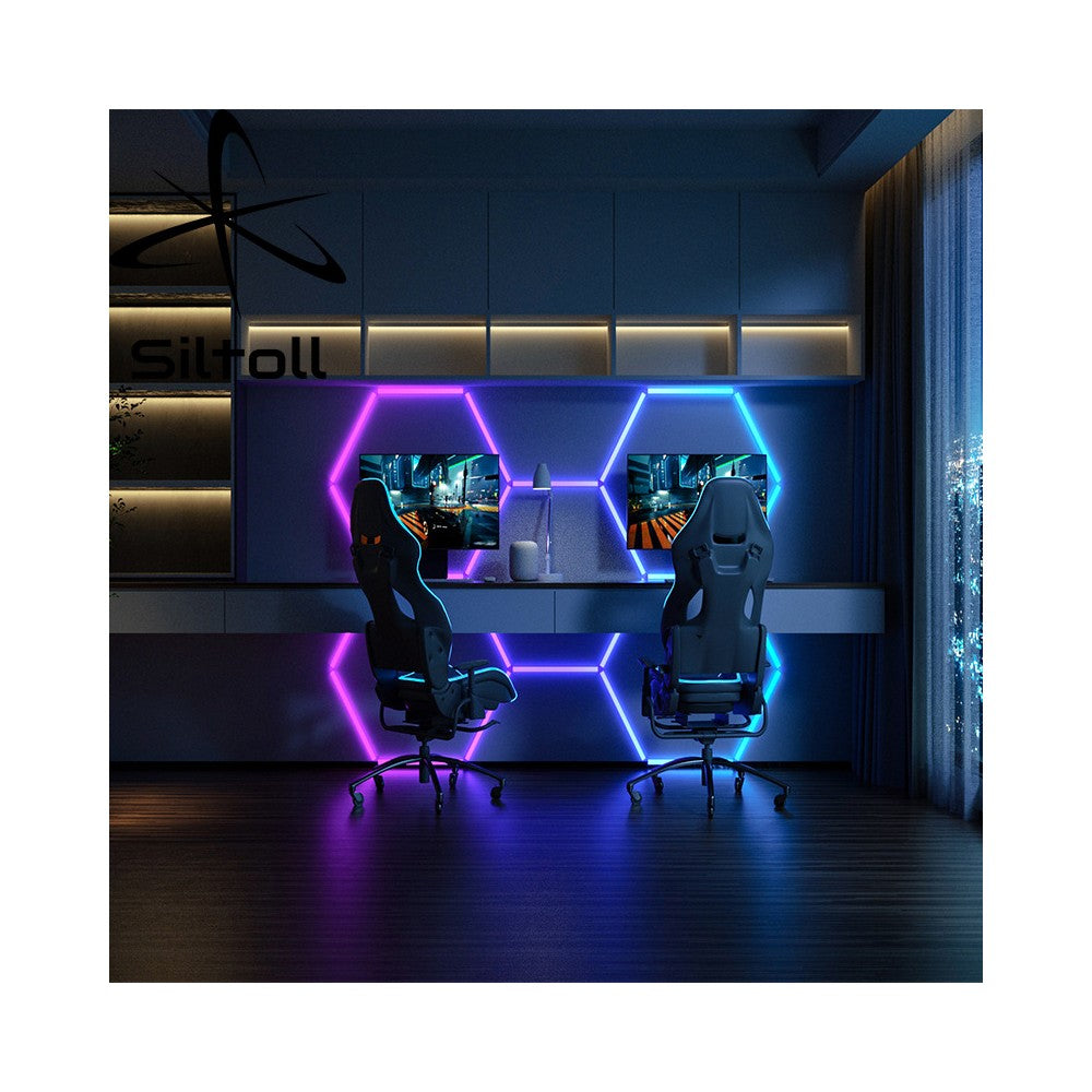 Hexagon RGBIC 1 felt sæt med Bluetooth controller og strømforsyning - 20W - 230V input
