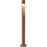 Flindt Garden Bollard Corten Colour Long Base Wo/Adaptor LED 3000K 6.5W Iii 215 Lm
