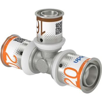 Uponor S-Press tee reduceret 20-16-20